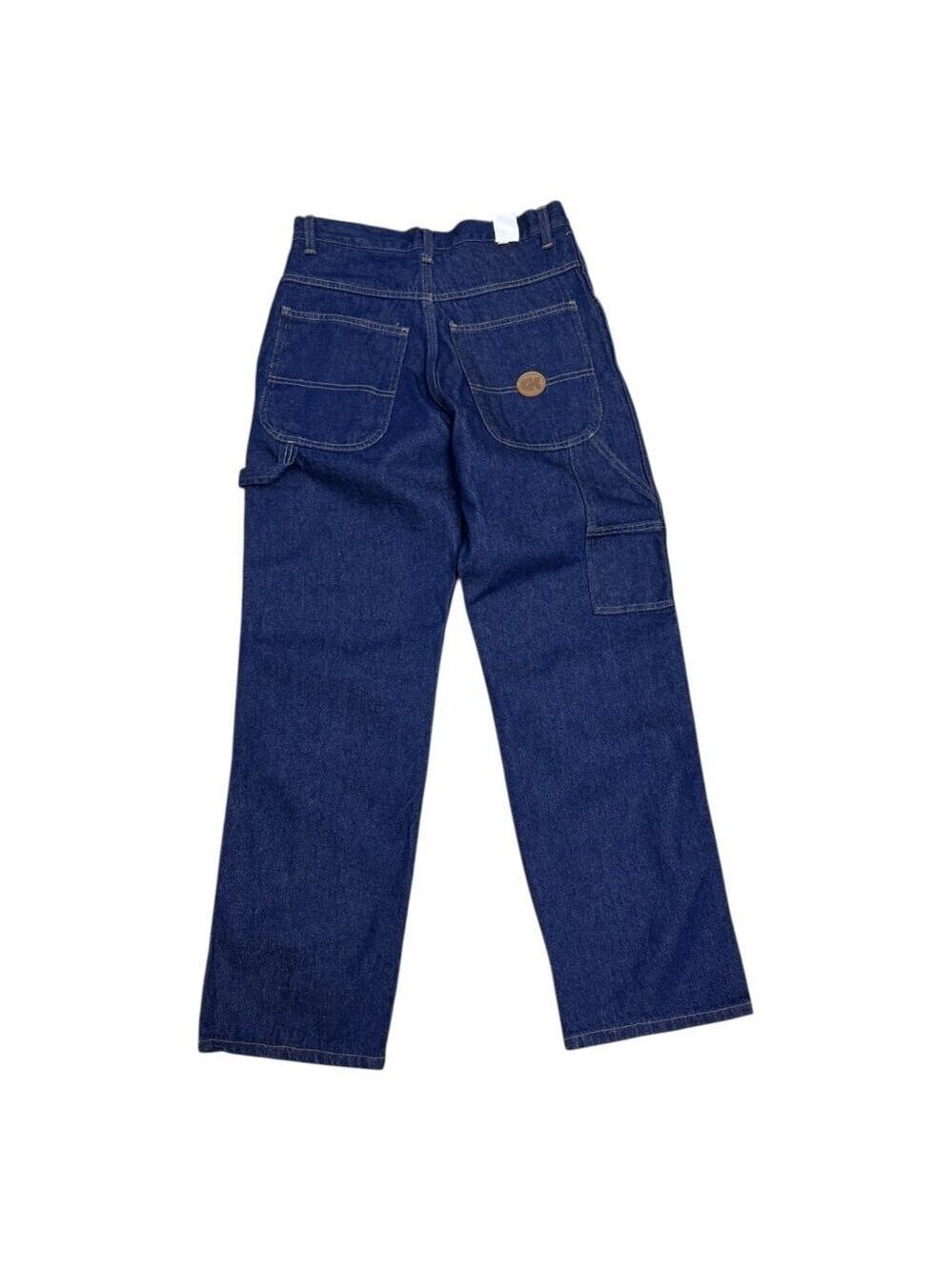 G&K SERVICES Blue Denim Vintage Work Pants Carpenter Jeans Mens 30x32
